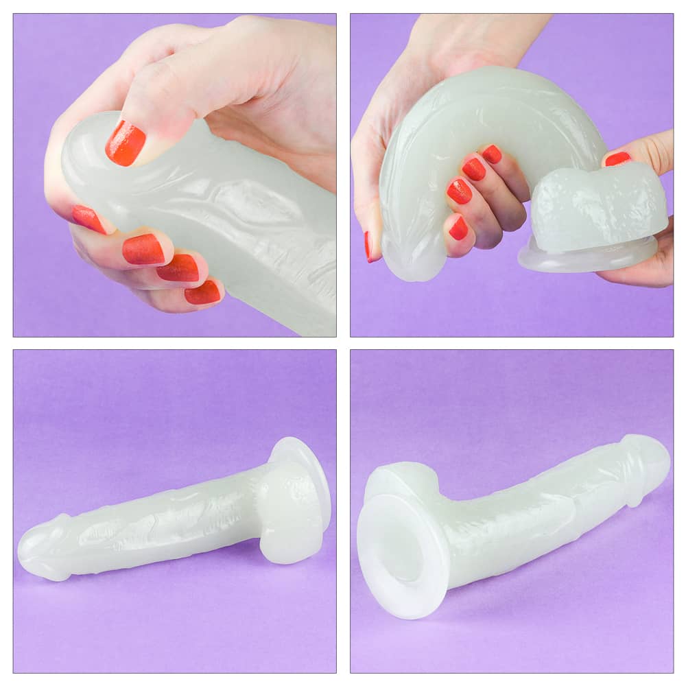 The softness of the 7.5 inches lumino play dildo