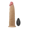 Vibrating Thrusting Dildo | 9.0'' Dual Density Platinum Silicone Dildo