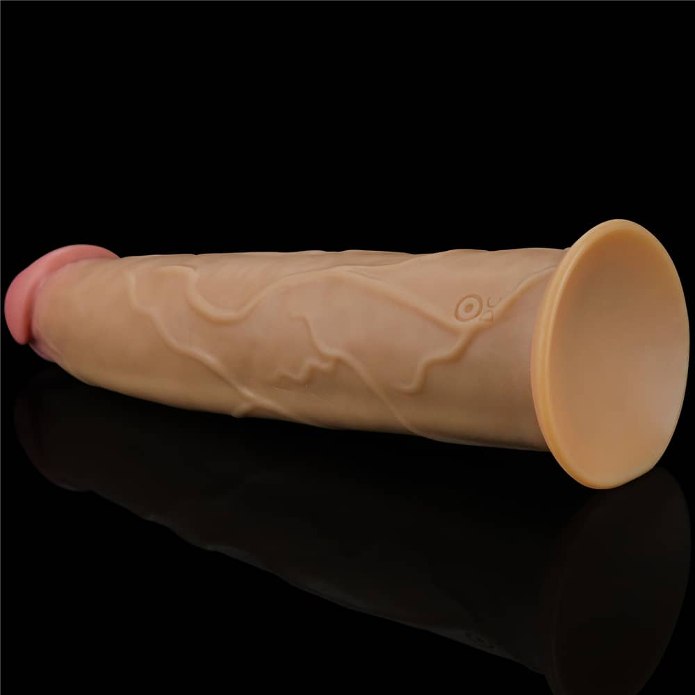 The switch of the 9 inches dual layered silicone rotator