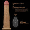 The 9 inches dual layered silicone rotator remote controlled up to 30 feet