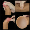 Vibrating Thrusting Dildo | 9.0'' Dual Density Platinum Silicone Dildo