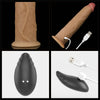 Vibrating Thrusting Dildo | 9.0'' Dual Density Platinum Silicone Dildo