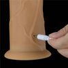 Vibrating Thrusting Dildo | 9.0'' Dual Density Platinum Silicone Dildo