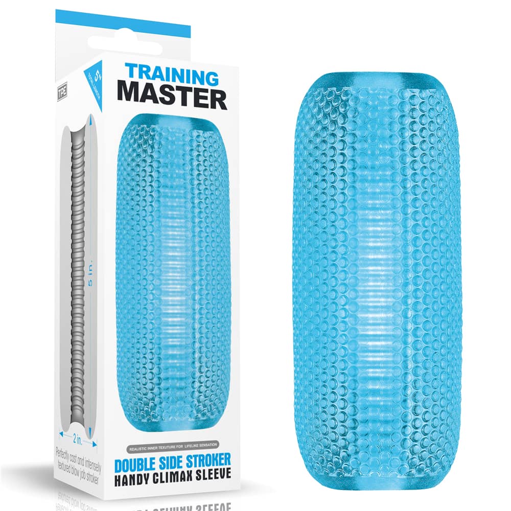 The packaging of the double side stroker masturbator
