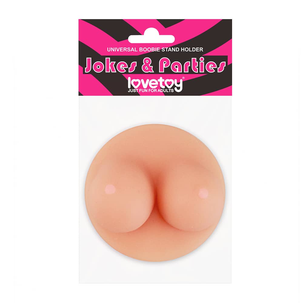 The packaging of the universal boobie stand holder