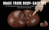 The brown vagina ass male masturbator ultra-soft and lifelike