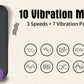 The included 10-function mini vibrator of the vibrating thong underwear with remote control