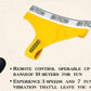 A remote control of the vibrating thong underwear operates up to a range of 10 meters