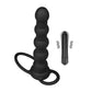 The vibrating rock balled double prober anal beads features vibrating function