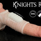 An inserted vibrator in this wave vibrating knights ring with scrotum sleeve