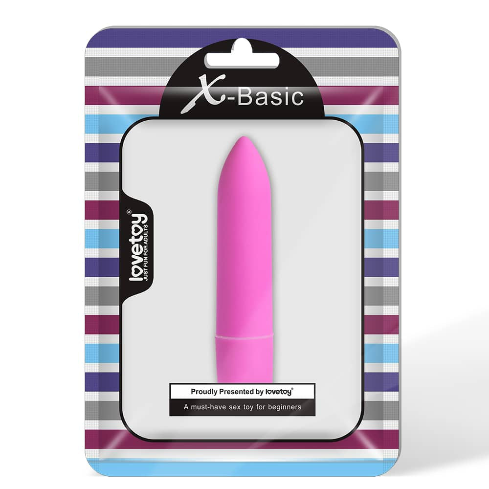 The packaging of the one speed basic long bullet vibrator