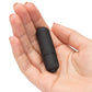 The 10 speeds bullet mini vibrator is on the palm