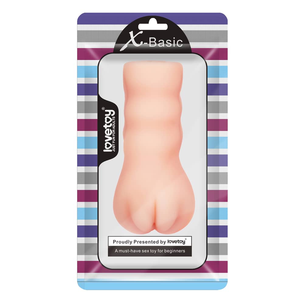 The packaging of the x basic pocket pussy masturbator