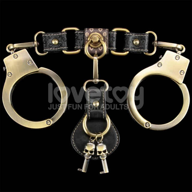 Designer Bondage | Rebellion Reign Heavy Metal Handcuffs (Bronze)