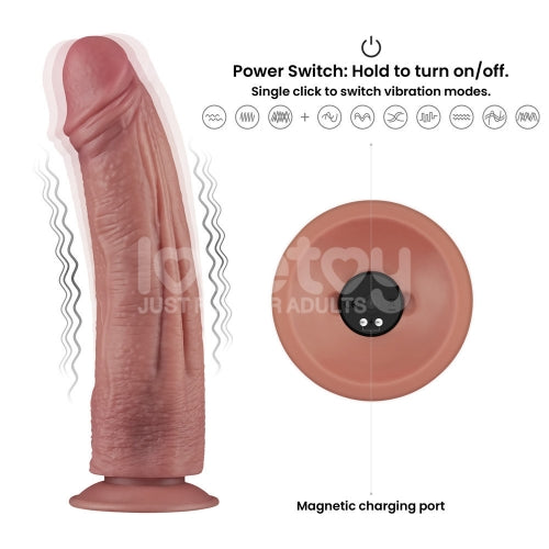 10.5'' Vibrating Dual Density Power Cock