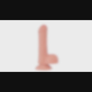 The display video of the 7 inches sliding skin realistic uncut dildo