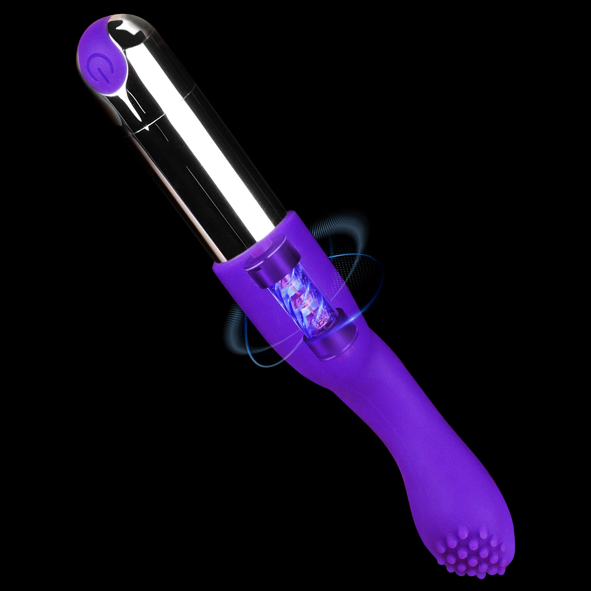 Bullet Vibrator-Finger Vibrator-G-spot Vibrator 3 in 1 Rechargeable Versatile Tickler for Women pleasure